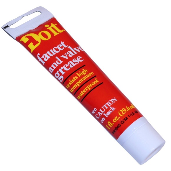 Do It Faucet and Valve Grease Waterproof Resists‎ High Temperature 1 fl. oz. - Picture 1 of 6